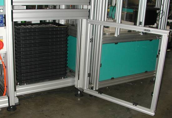 Blisterpacker T&uuml;r offen