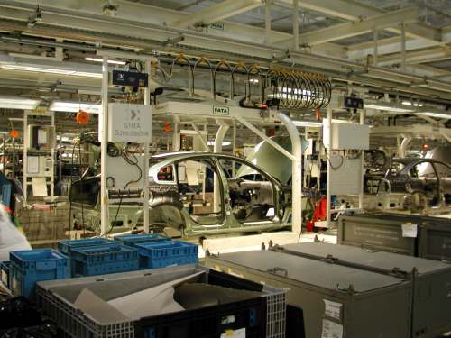 Vernetzter Einsatz in der Montagelinie