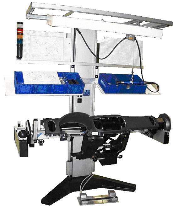 Montageplatz Instrumententafel